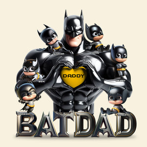 Dark Hero Dad Acrylic Plaque - Personalized Gifts For Father 02OHDT120525 - Shaped Plaques - GoDuckee