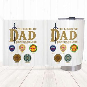 Dad The Legend Of Dad 02naqn300523 Personalized Tumbler - Tumbler Cup - GoDuckee