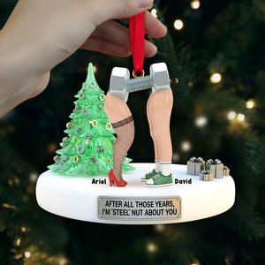 Naughty Nut and Screw Couple Ornament - Personalized Gifts For Couples 01OHLU101125 - Ornament - GoDuckee