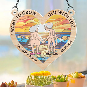 Personalized Gifts For Couple Suncatcher Ornament 02ohqn180624 - Ornament - GoDuckee