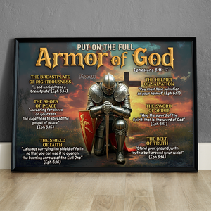 Kneeling Knight Canvas Print - Gifts For Christians 07hupu110625 - Poster & Canvas - GoDuckee