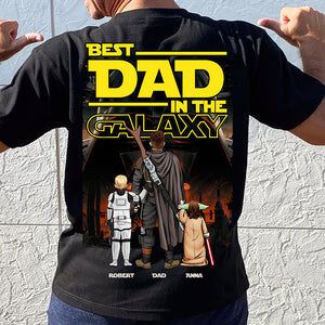 Personalized Gifts For Dad Shirt Best Dad In The Galaxy 04XQDT040425DAHHHG - Shirts - GoDuckee
