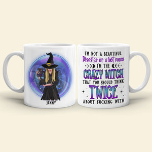 I'm The Crazy Witch Personalized Coffee Mug, Gift For Witch Lover - Coffee Mug - GoDuckee