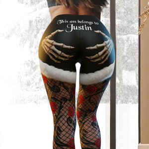 Naughty Skeleton Hands Leggings - Personalized Gifts For Her 03naqn071025 - Shorts and Pants - GoDuckee