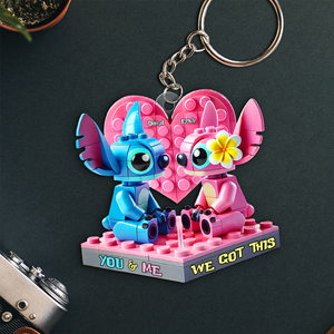 Personalized Gifts For Couple Keychain, Alien Fans 01TGPU300525 - Keychains - GoDuckee