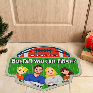 Personalized Gifts For Family Doormat, American Football Lovers 02xqlu111024hg - Doormat - GoDuckee