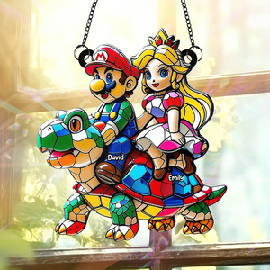 Personalized Gifts For Couple Suncatcher Ornament, Game Fans 01TGPU100725 - Ornament - GoDuckee