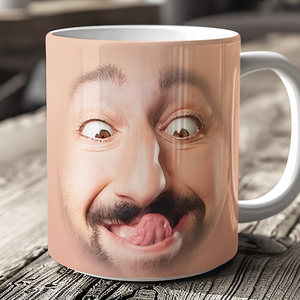 Custom face photo For Coworkers Friends Boss Dad Mug 01xqpu161224 - Coffee Mug - GoDuckee