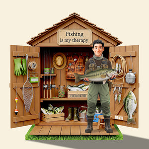 Fishing Acrylic Plaque - Personalized Gifts for Fishing Lovers 01OHDT230625 - Shaped Plaques - GoDuckee