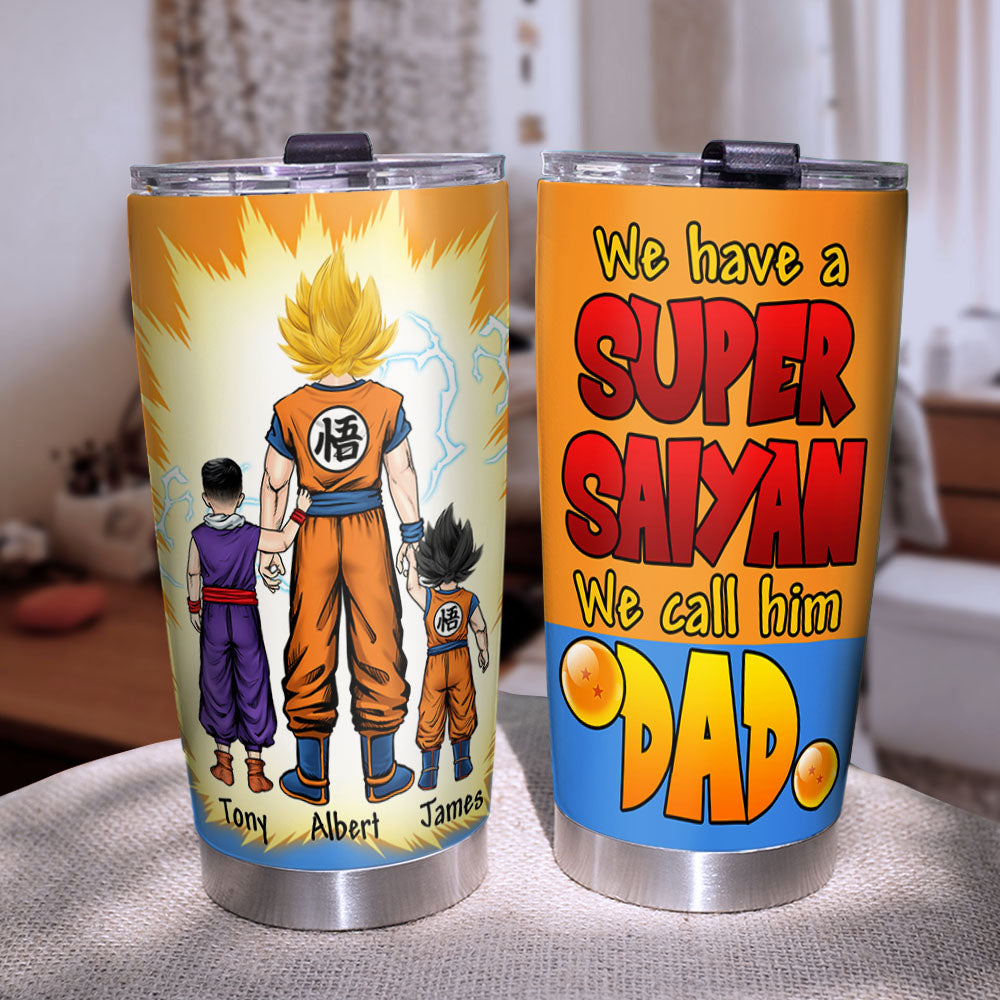 I Have a Hero I Call Him Grandpa Engraved YETI Tumbler