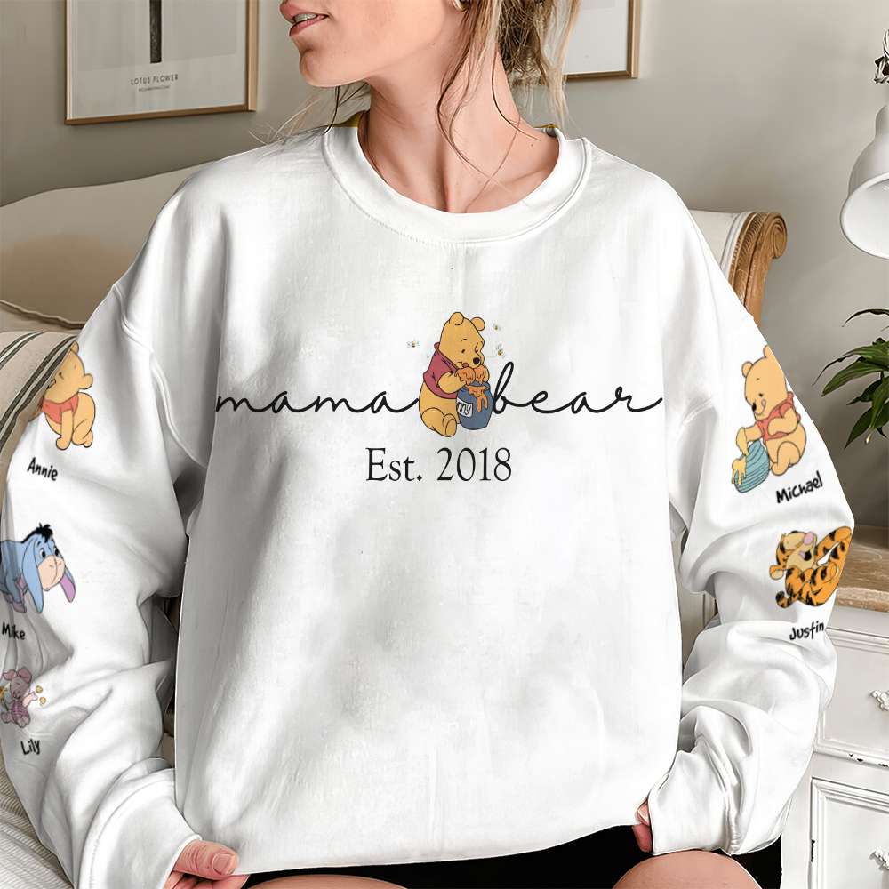 Personalized Gifts For Mom 3D Shirt Mamabear 01HTHN170224 - 3D Shirts - GoDuckee