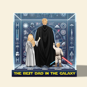 Best Dad Ever Acrylic Plaque Personalized Gifts For Dad 04OHDT120525 - Shaped Plaques - GoDuckee