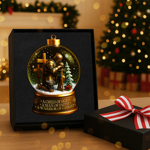 Warrior Ornament - Personalized Gifts For Christian 03tota190825 - Ornament - GoDuckee