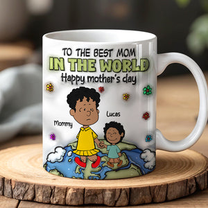 Personalized Gifts For Mom Coffee Mug 02totn100325hh The Best Mom In The World - Coffee Mug - GoDuckee
