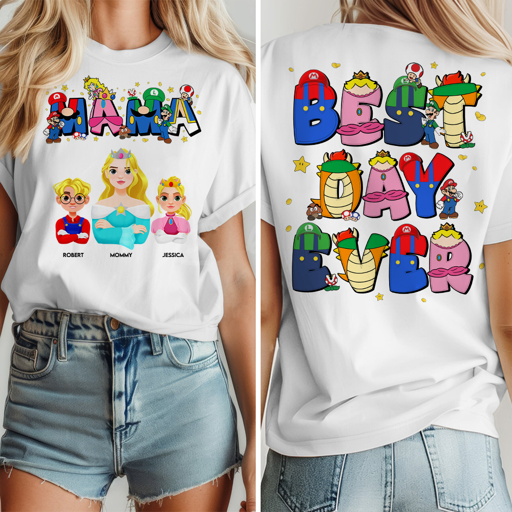 Personalized Gifts For Mom Shirt Mama Best Day Ever 03HUPU270325PA - Shirts - GoDuckee