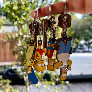 Gifts For Family Keychain Holder 06acxx140824 - Keychains - GoDuckee