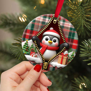 Santa Claus Snowman Gingerbread Ceramic Ornament 03xqtn290824 Christmas Gift - Ornament - GoDuckee