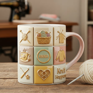Personalized Gifts For Knitting Lovers Coffee Mug 07totn311025 - Coffee Mug - GoDuckee
