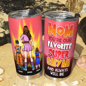 Personalized Gifts For Mom Tumbler Mom You're My Favorite Mom 04NADT190324HH - Tumbler Cups - GoDuckee