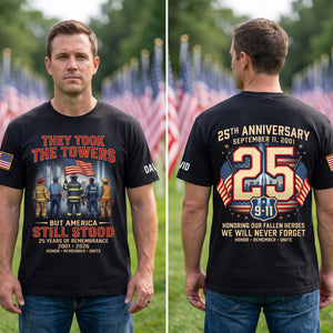 25 Years Of Remembrance Shirt - Personalized Memorial Gifts 07TYQN300726