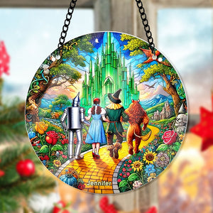 Personalized Fairy Tale Castle Suncatcher Ornament 42acqn240824 - Ornament - GoDuckee