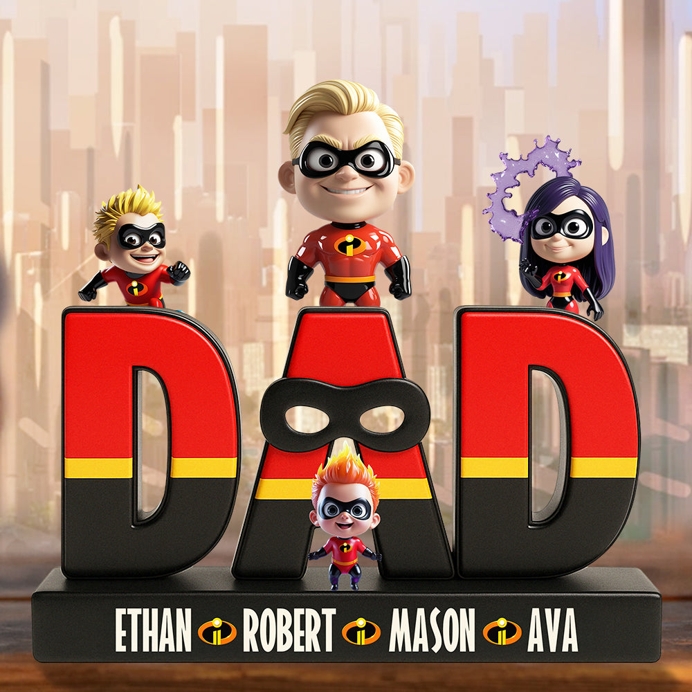 Super Dad Acrylic Plaque Gifts For Dad 012NADT230425 - Shaped Plaques - GoDuckee