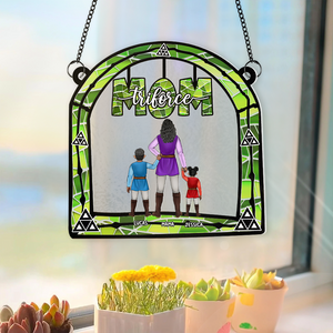 Personalized Gifts For Mom Window Hanging Suncatcher Ornament 03ohpu150225hg - Ornament - GoDuckee
