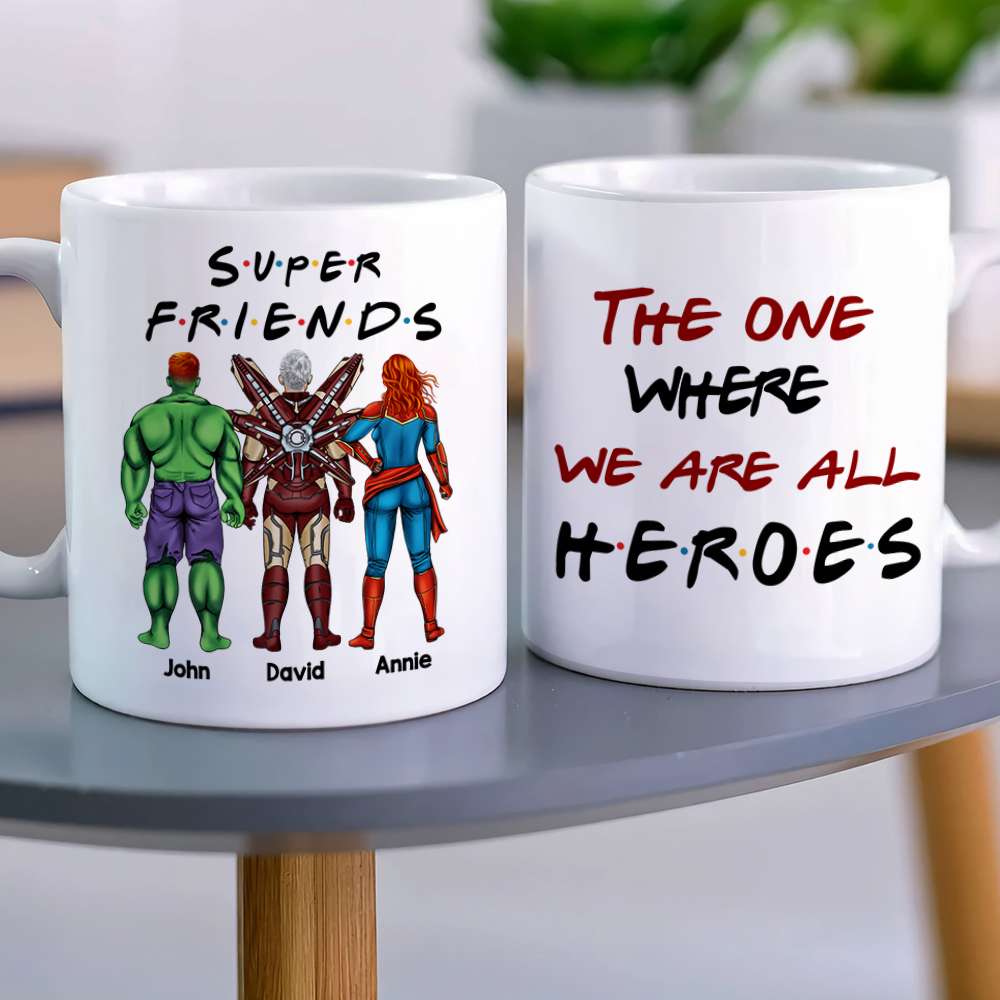 Super Friends 06DNHN050623TM Personalized Mug - Coffee Mug - GoDuckee