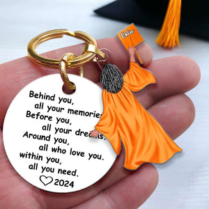 Personalized Gifts For Graduation Tag Keychain 02ACDT131224TM - Keychains - GoDuckee