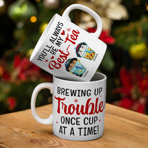 Personalized Gifts For Bestie Christmas Coffee Mug 04TOQN251124 - Coffee Mug - GoDuckee