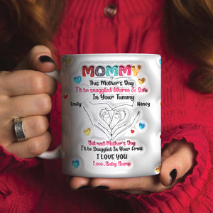 Personalized Gifts For Mom Coffee Mug Love Baby Bump - Coffee Mugs - GoDuckee