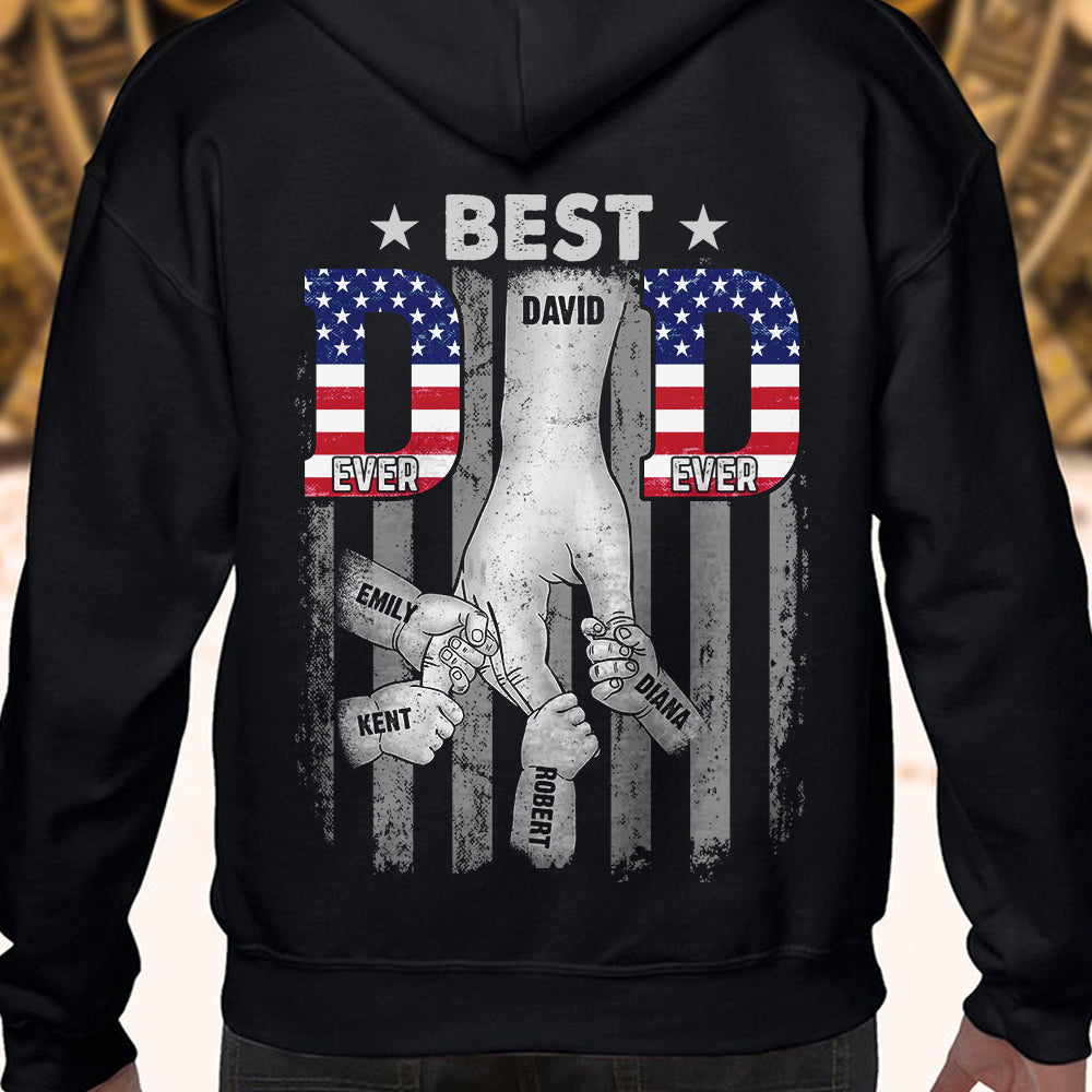 Best Dad Ever, Personalized Shirt, Father's Day Gift, Birthday Gift For Dad - Shirts - GoDuckee
