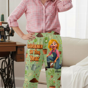 Garden Girl Pajama Pants - Personalized Gifts For Gardeners 05naqn130126 - Pajama Pant - GoDuckee