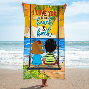 Personalized Gifts For Couple Beach Towel 03xqqn191224hg - Beach Towel - GoDuckee