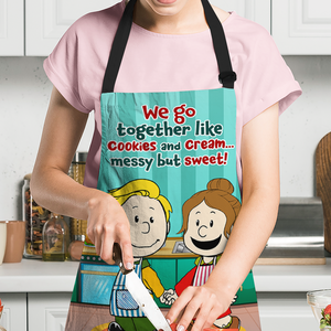 Personalized Gifts For Couple Aprons 01ohpu211224 - Aprons - GoDuckee