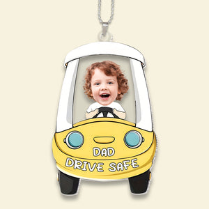 Personalized Custom Photo Gifts For Parents, Car Hanging Acrylic Ornament 05KAMH051024 - Ornament - GoDuckee