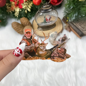 Custom Photo Gifts for Hunters Ornament 23acvp140924 Hunting Gifts - Ornament - GoDuckee