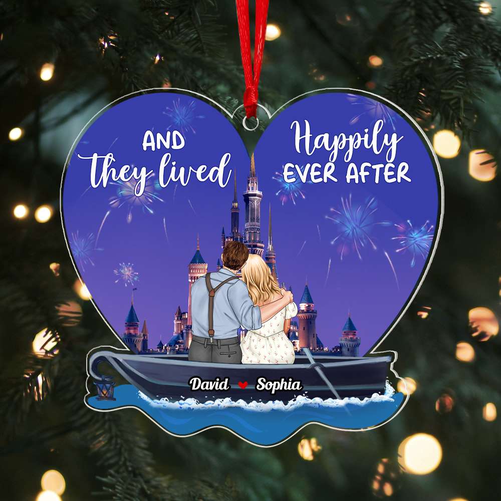 And They Lived Happily Ever After 01OHPU091023TM Personalized Ornament, Christmas Gifts - Ornament - GoDuckee