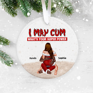 Funny Couple, Personalized Ornament, Christmas Tree Decor - Ornament - GoDuckee