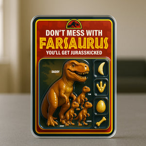 Jurasskicked Dinosaur Dad Acrylic Plaque Personalized Gifts For Dad 02TGTN290425 - Shaped Plaques - GoDuckee