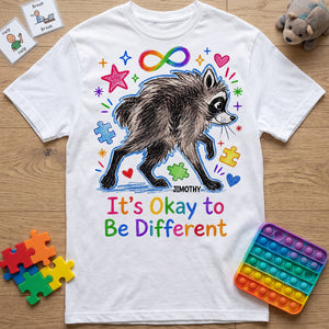 Meme Raccoon Shirt - Personalized Gifts for Autistic 05NATN010826