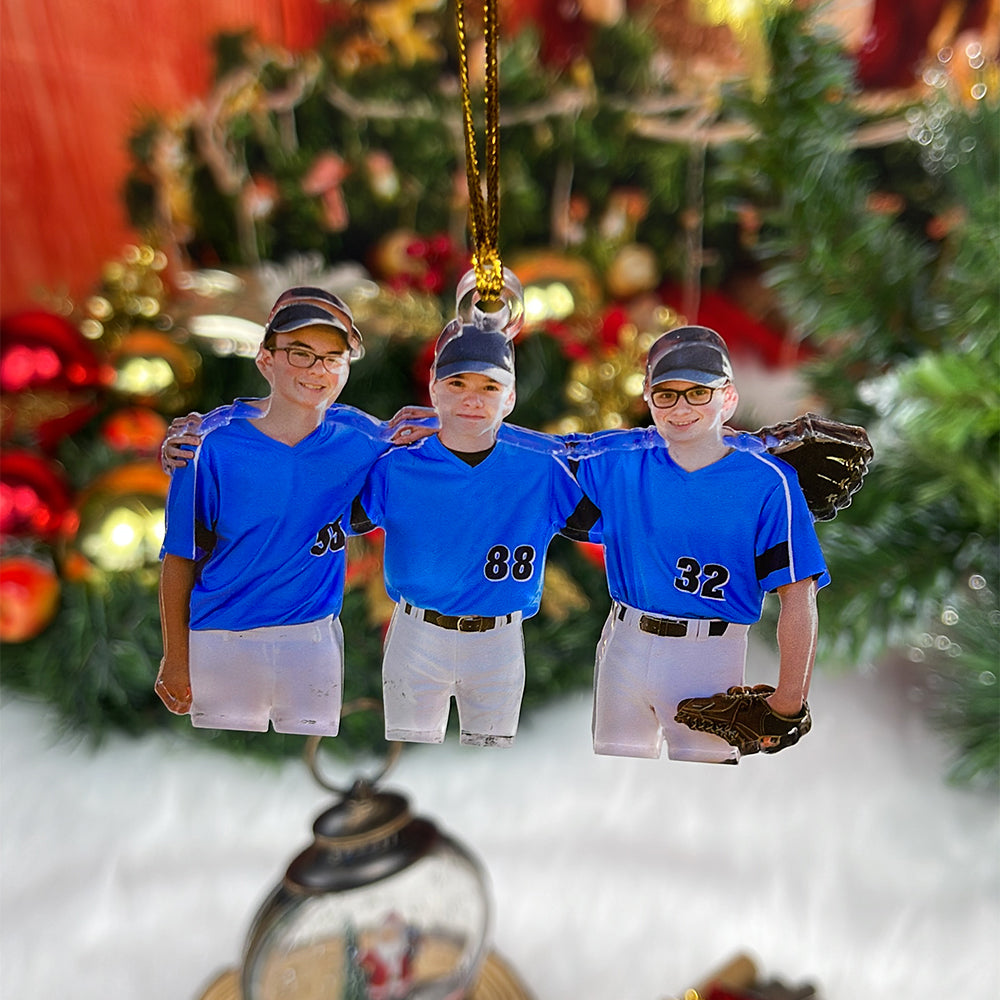 Custom Photo Gifts For Baseball Players Ornament 147acvp140924 - Ornament - GoDuckee