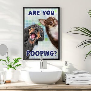 Personalized Gifts For Dog Moms Dog Dads 03HUPU060824 Dogs With Funny Faces - Poster & Canvas - GoDuckee