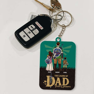 Personalized Gifts For Dad Keychain 02HUDT170524HG Father's Day - Keychains - GoDuckee