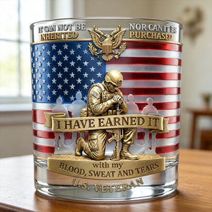 I've Earned It Decanter Set - Personalized Gifts For Veterans 01patn280226 - Bottle - GoDuckee