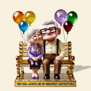 Romantic Couple Acrylic Plaque Personalized Gifts For Couple 04TGDT030525 - Shaped Plaques - GoDuckee