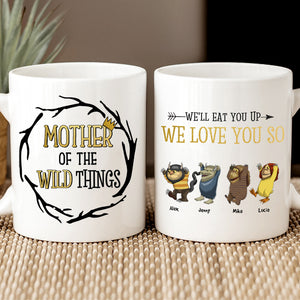 Personalized Gifts For Mom Coffee Mug Mother Of The Wild Things 02NAHN270324 - Coffee Mugs - GoDuckee