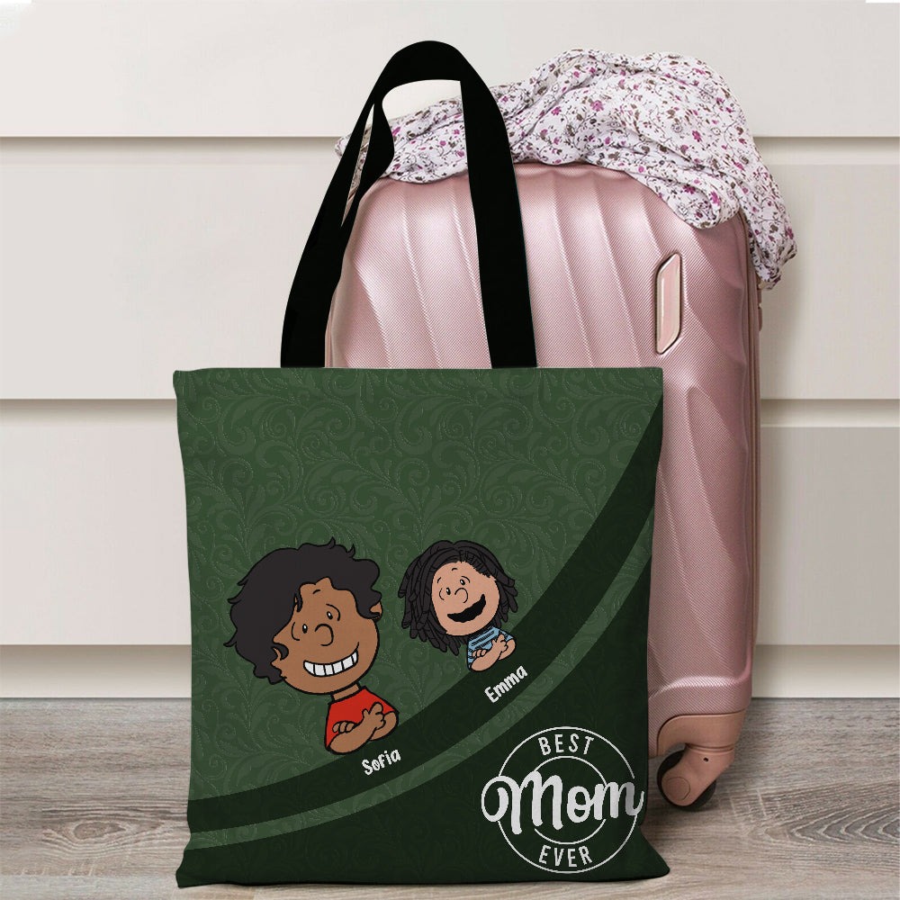 Personalized Gifts For Mom Tote Bag Best Mom Ever 02OHMH070125HH - Tote Bag - GoDuckee