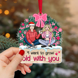 Personalized Gifts For Couple Christmas Ornament 01xqtn161024hh - Ornament - GoDuckee