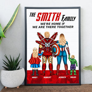 Personalized Gifts For Mom Canvas Print We're Home If We're There Together 01OHTH190324PA - Canvas Print - GoDuckee